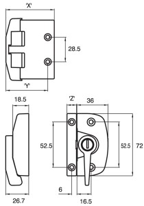 Cam-Lok HD Dimensions