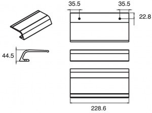 Pad Handles Dimensions